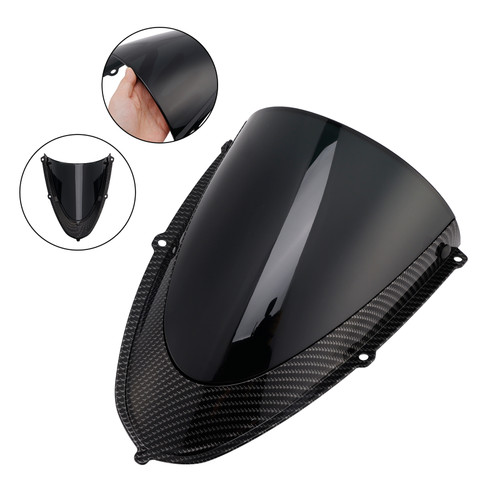 2020-2024 Aprilia RS 660 Headlight Fairing Windshield Simulated Carbon+Black Generic