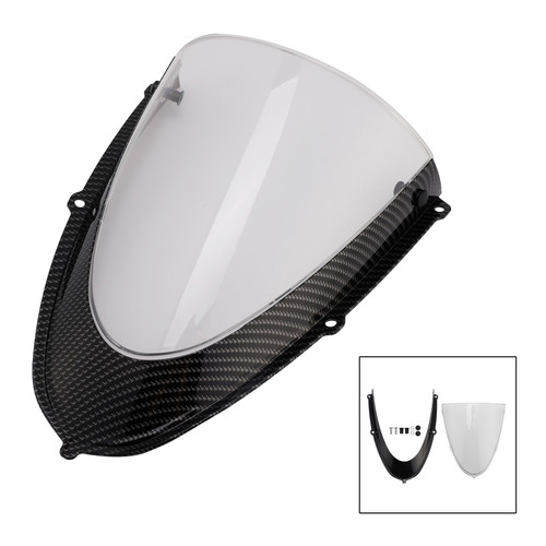2020-2024 Aprilia RS 660 Headlight Fairing Windshield Simulated Carbon+Clear Generic