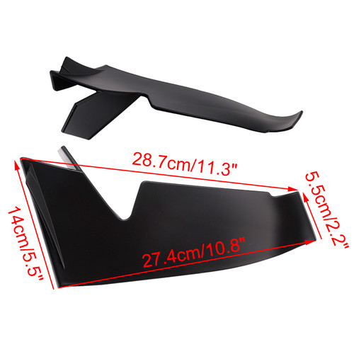 2020-2024 Aprilia RS 660 Front Spoiler Wind Winglets Black Generic