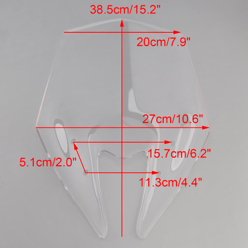 2025 Kawasaki Z900 Windscreen Windshield + Bracket Clear Generic