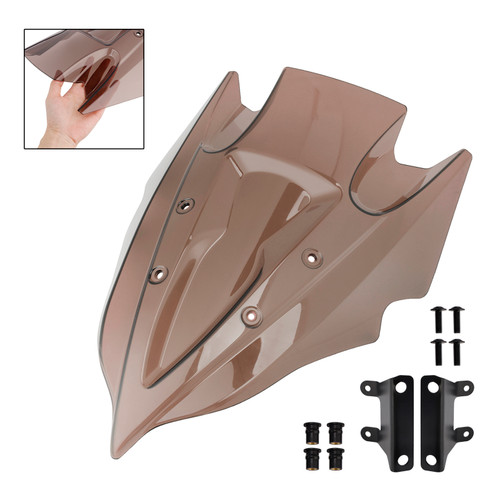 2024-2025 KAWASAKI Z500 Windshield Windscreen Smoke Generic