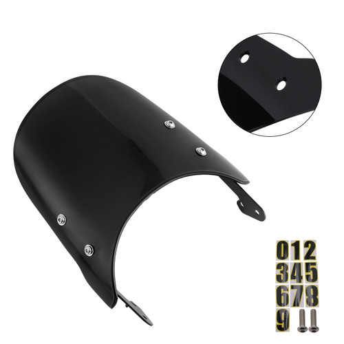 2024-2025 YAMAHA XSR 125 Windshield WindScreen Black Generic