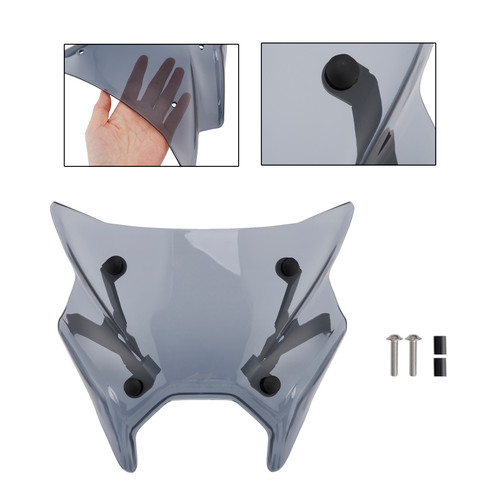 2024-2025 YAMAHA MT-09 MT09 Windshield WindScreen Gray Generic