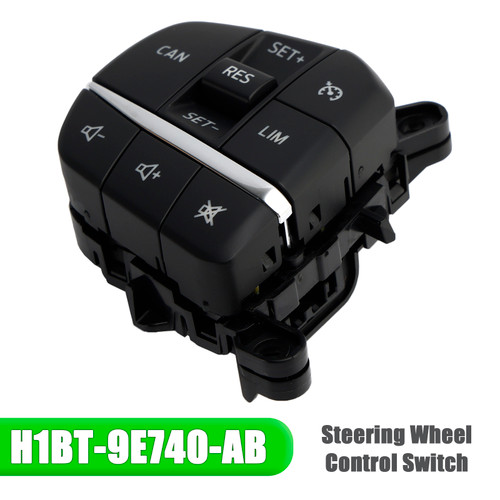 2009-2024 Ford Fiesta Focus Transit Custom Steering Wheel Control Switch H1BT-9E740-AB Generic
