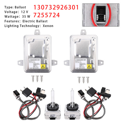 2013-2014 Mercedes-Benz GL350 GL450 GL550 GL63 Xenon HID Headlight Ballast Control Module 130732926301 7255724 Generic