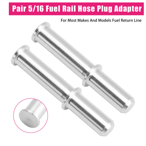 LS LS1 LS3 GM 2*Quick Connect Male 5/16 Fuel Rail Hose Plug Adapter Fitting AN807-01A Generic