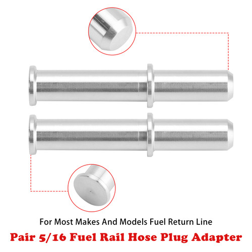 LS LS1 LS3 GM 2*Quick Connect Male 5/16 Fuel Rail Hose Plug Adapter Fitting AN807-01A Generic