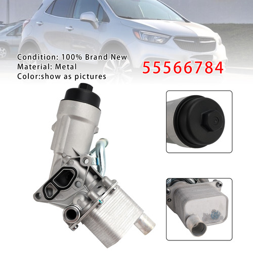 2015-2019 Chevrolet Cruze Sonic Trax 1.4L L4 Oil Filter Housing Oil Cooler 55566784 Generic