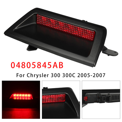 2005-2007 Chrysler 300 300C LED Rear Third Brake Light High Mounted Stop Lamp 04805845AB Generic
