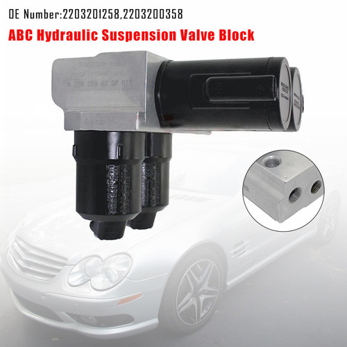 2001-2006 Mercedes-Benz S350 S430 S500 S55 S600 S65 ABC Hydraulic Suspension Valve Block 2203201258 Generic