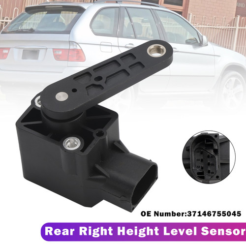 2000-2006 BMW X5 (E53) Rear Right Air Suspension Ride Height Level Sensor 37146755045 Generic