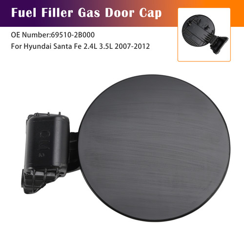2007-2012 Hyundai Santa Fe 2.4L 3.5L Fuel Filler Gas Door Cap 69510-2B000 Generic