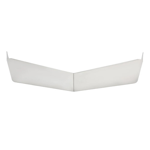 Flat Top Silvery Drop Visor For Peterbilt 377 378 379 335 386 388 389