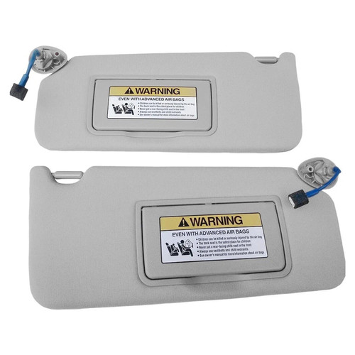 2008-2017 Honda Accord Pair Of Gray Sun Visor 83280TA5A51ZA Generic