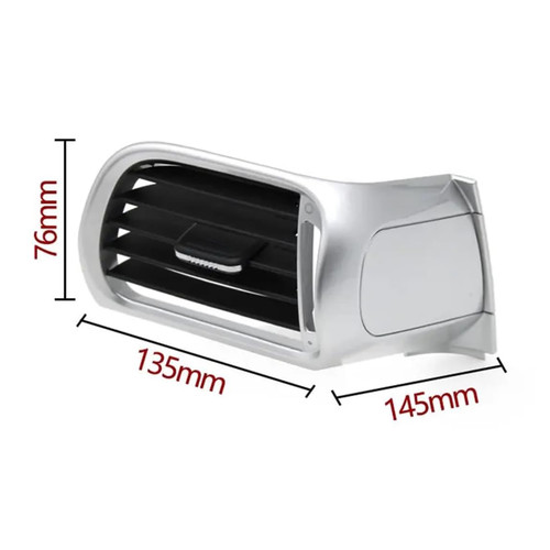 2004-2012 Porsche Carrea Targa GT2 GT3 997 Front Right AC Vent Grille Oulet Cover Panel Silver Generic