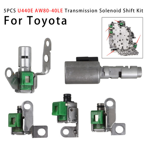 Chevy U440E AW80-40LE 5PCS Transmission Solenoid Shift Kit Generic