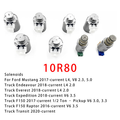 2018-on Truck Endeavour Everest Expedition 8PCS 10R80 Automatic Transmission Solenoid Kit Generic
