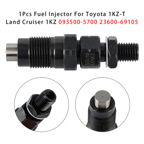 Toyota 1KZ-T Land Cruiser 1KZ 1Pcs Fuel Injector 093500-5700 23600-69105 Generic