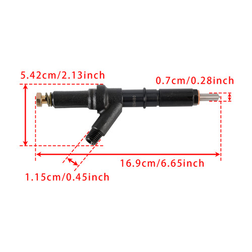 ISUZU 4JH1 Engine 4Pcs Fuel Injector 105118-8210 Generic
