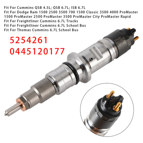 Dodge Ram 1500 2500 3500 1Pcs Fuel Injector 5254261 0445120177 Generic
