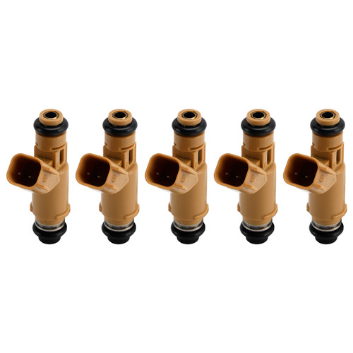 2004-2010 Volvo C30 S40 V50 2.4L I5 5Pcs Fuel Injector 195500-4510 Generic