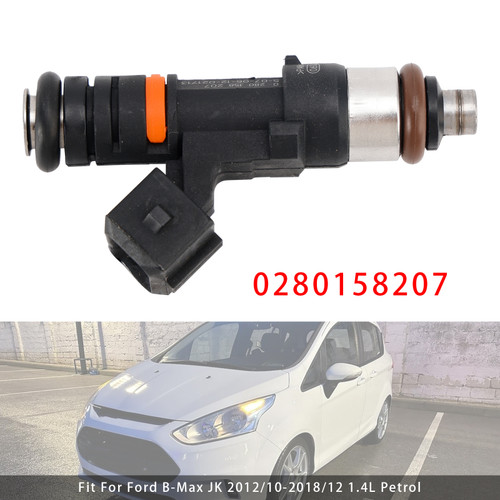 2010-2018 Ford B-Max C-Max Grand C-Max 1Pcs Fuel Injector 0280158207 Generic