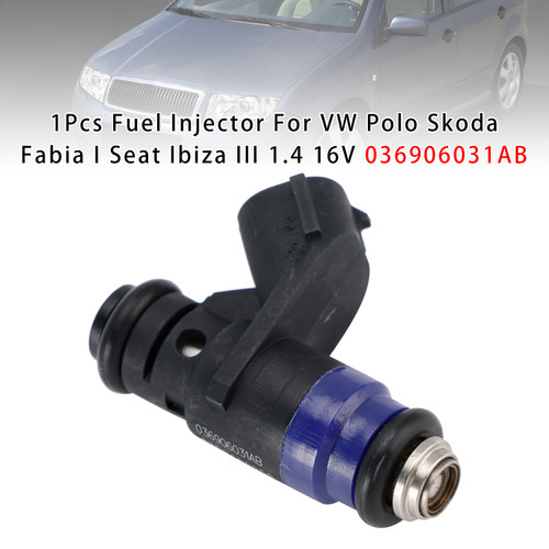 2001-2008 VW Polo 9A 9N 1Pcs Fuel Injector 036906031AB Generic