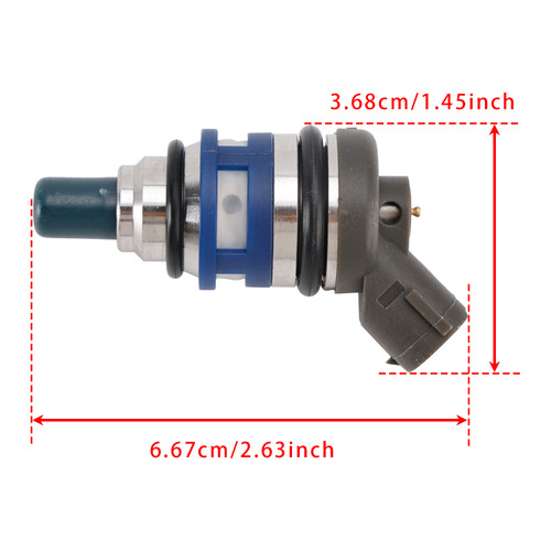 1993-1999 Subaru Impreza WRX GC8 1.8L 2.2L 2.5L H4 4Pcs Fuel Injector 16611-AA100 Generic