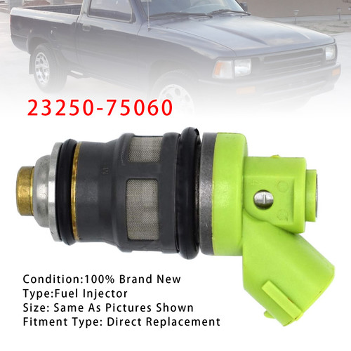 1989-1995 Toyota Pickup 2.4L I4 1Pcs Fuel Injector 23250-75060 Generic