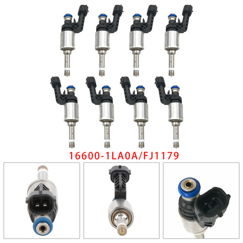 2011-2017 Infiniti Q70 QX80 QX56 M56 8Pcs Fuel Injector 16600-1LA0A FJ1179 Generic