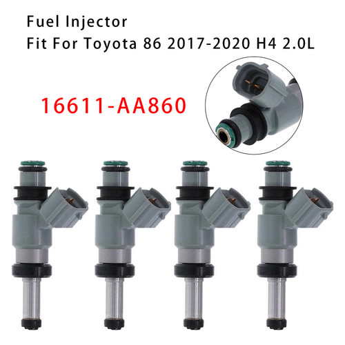 2013-2015 Subaru BRZ H4 2.0L 4Pcs Fuel Injector 16611-AA860 Generic