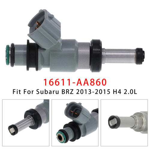 2013-2015 Subaru BRZ H4 2.0L 1Pcs Fuel Injector 16611-AA860 Generic
