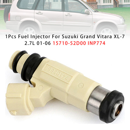 2001 Suzuki Grand Vitara 2.7L 1Pcs Fuel Injector 15710-52D00 INP774 Generic