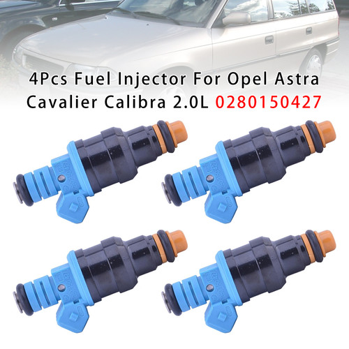 1991-1998 Opel Astra F Caravan CC 4Pcs Fuel Injector 0280150427 Generic