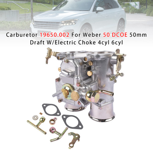 Carburetor 19650.002 For Weber 50 DCOE 50mm Draft W/Electric Choke 4cyl 6cyl