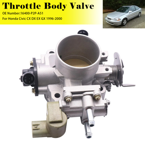 1996-2000 Honda Civic CX DX EX GX Throttle Body Assembly 16400-P2P-A51 Generic