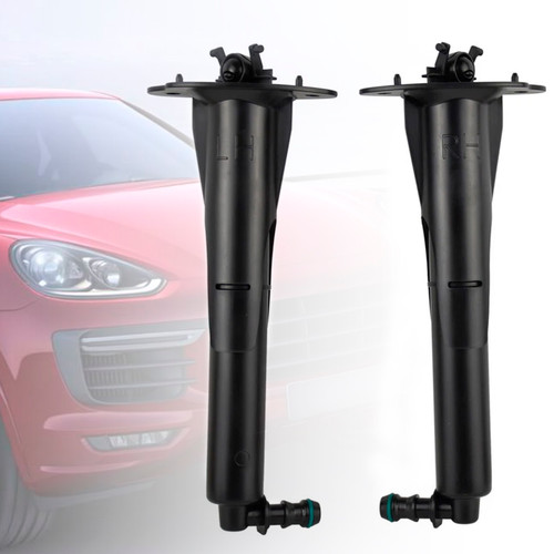 2015-2017 Porsche Cayenne 1 Pair Front Headlight Spray Washer Nozzle 95862816110 95862816210 Generic