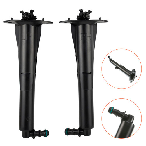 2015-2017 Porsche Cayenne 1 Pair Front Headlight Spray Washer Nozzle 95862816110 95862816210 Generic