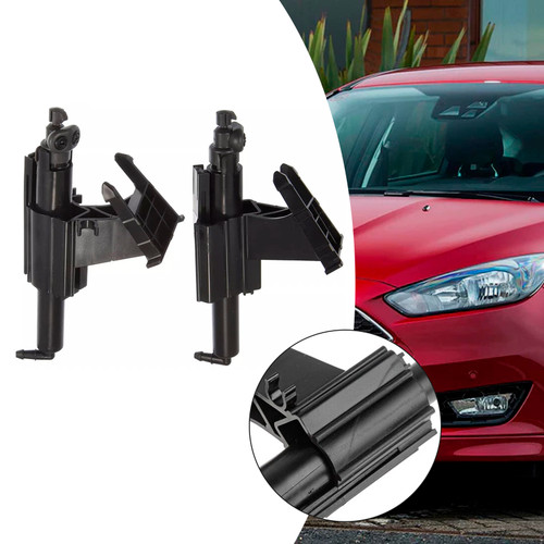 2010-2017 Ford Focus MK 3 1 Pair Front Headlight Spray Washer Nozzle BM5113L014AC BM5113L015AC Generic