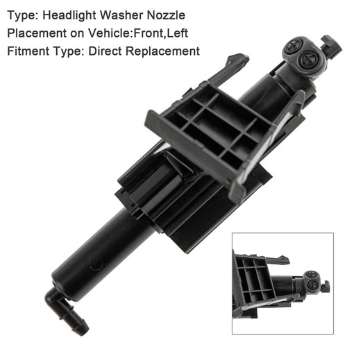 2010-2017 Ford Focus MK 3 Front Headlight Spray Washer Nozzle Left BM5113L015AC Generic