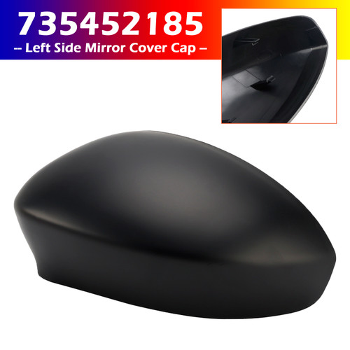 2009 Fiat GGrande Punto Evo Dal Left Side Mirror Cover Cap Generic