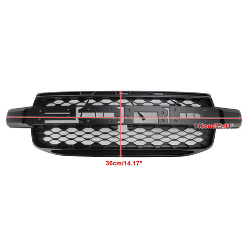 2023-2024 Ford Ranger/ Everest Next Gen T9 Front Upper Grille ( With White LED / With Letter) Generic