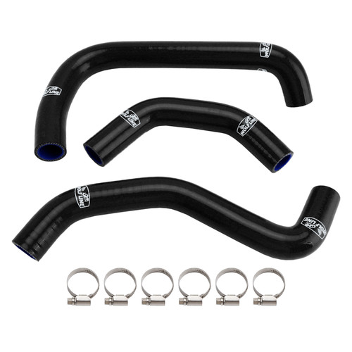 2021-2025 Kawasaki ZX-10R ZX-10RR Silicone Radiator coolant Hose kit Black Generic