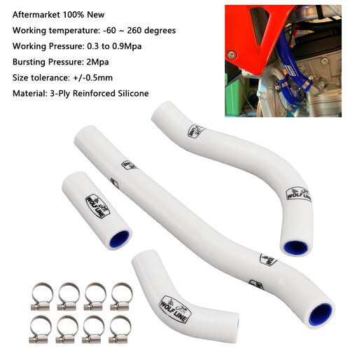 2022-2025 Honda CRF250R / CRF250RX Silicone Radiator coolant Hose kit Red Generic