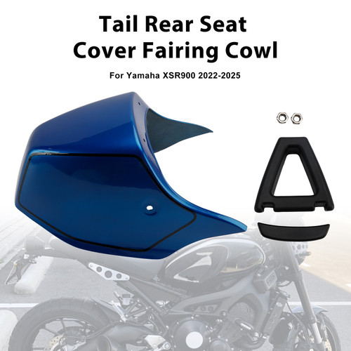 2022-2025 Yamaha XSR900 Tail Rear Seat Cover Fairing Cowl Black Generic