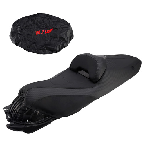 2022-2025 Honda Adv350 Rider Passenger Seat Complete Backrest Pad Black Generic