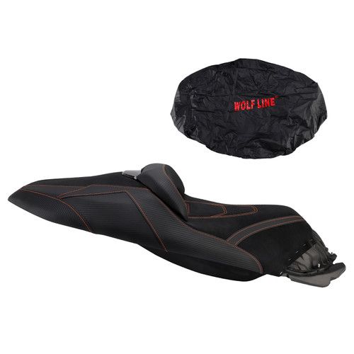 2022-2025 Honda Adv350 Rider Passenger Seat Complete Backrest Pad Orange Generic