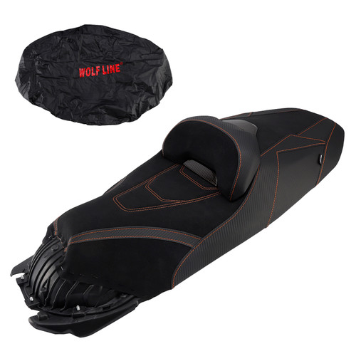 2022-2025 Honda Adv350 Rider Passenger Seat Complete Backrest Pad Orange Generic