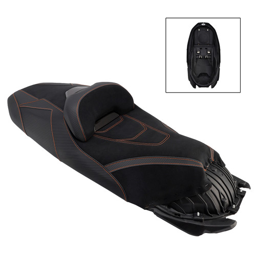 2022-2025 Honda Adv350 Rider Passenger Seat Complete Backrest Pad Orange Generic