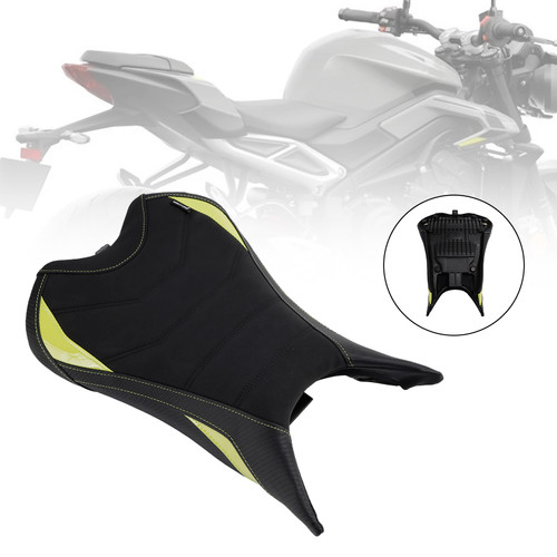2023-2025 Triumph Street Triple 765R 765Rs Front Raider Seat Driver Cushion Pu Black Generic